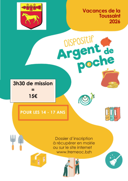 Dispositif Argent de poche – Toussaint 2026
